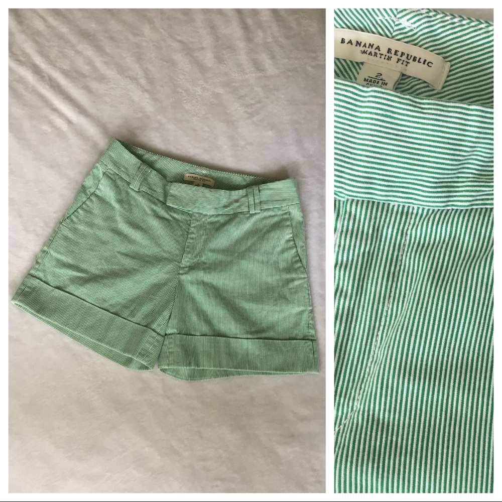 NWOT Banana Republic Striped Shorts